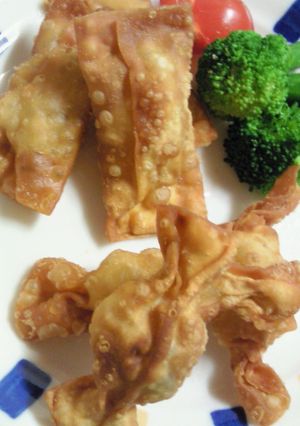 ぽて揚げワンタン-レシピのメイン写真