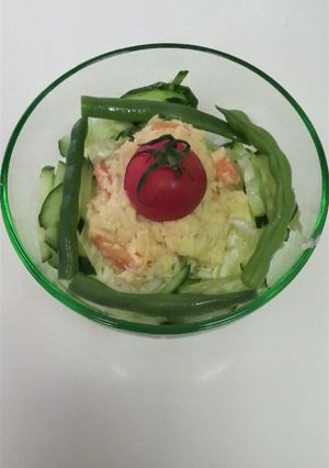 *ルクエ*カレーポテトサラダ-レシピのメイン写真
