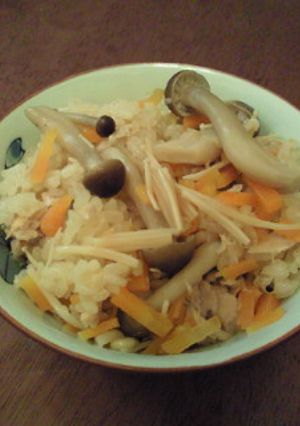 超簡単＊ツナときのこの炊き込みご飯-レシピのメイン写真