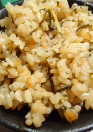 ◎生姜と塩昆布の炊きこみご飯◎-レシピのメイン写真