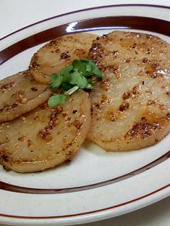 簡単旨々 大根焼き種入りマスタードソース-レシピのメイン写真
