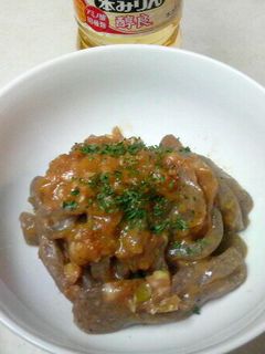ねぎ味噌こんにゃく-レシピのメイン写真