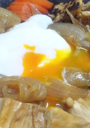 お肉なしでもコクウマ☆何でもinすき煮-レシピのメイン写真