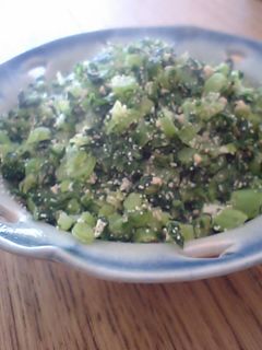 ご飯もお酒も★大根の茎とたらこの炒め物-レシピのメイン写真