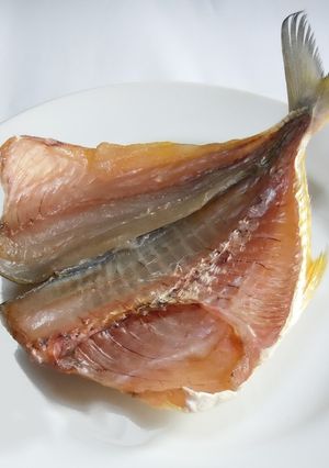 緑茶で香らないお魚の干物　簡単です♪-レシピのメイン写真