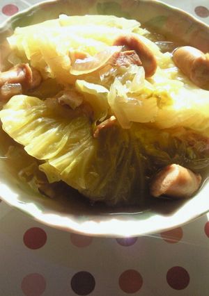 簡単☆キャベツ丸ごとｽｰﾌﾟ-レシピのメイン写真