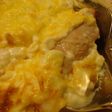 白菜とハムのグラタン