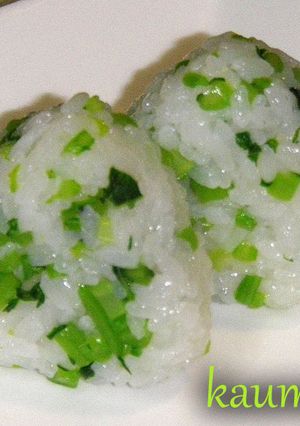 お弁当に！大根の葉おにぎり-レシピのメイン写真