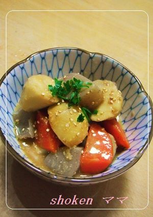 ＊里芋とこんにゃくの味噌煮＊-レシピのメイン写真