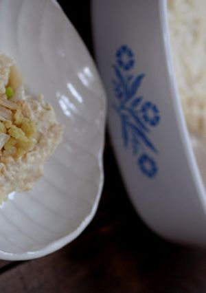 豆腐と鶏ひき肉のレンジ蒸し-レシピのメイン写真