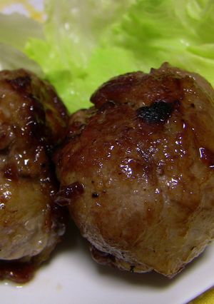 味噌をはさんで♪里芋の肉巻き-レシピのメイン写真