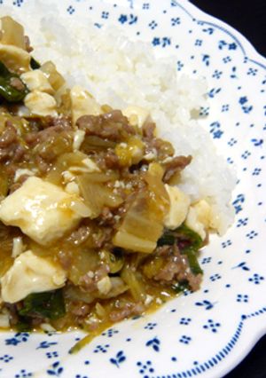 ウェイパーでマーボー☆白菜入り麻婆豆腐-レシピのメイン写真