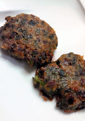 小豆の韓国風バーグ-レシピのメイン写真