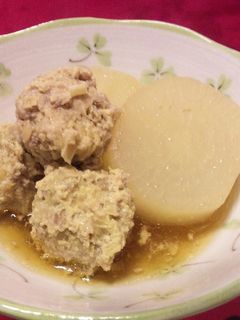 大根と鶏団子の煮物-レシピのメイン写真
