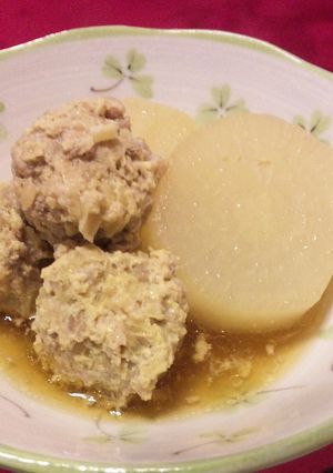大根と鶏団子の煮物-レシピのメイン写真