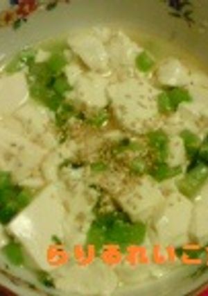 レンジで超簡単☆大根の葉と豆腐の中華煮♪-レシピのメイン写真