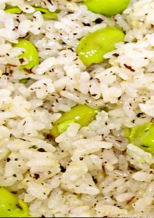 ❤お弁当シリーズ「枝豆ゆかりご飯」-レシピのメイン写真