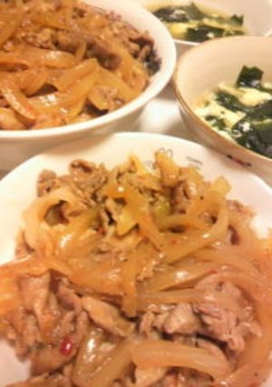 簡単!!韓国風　豚丼-レシピのメイン写真