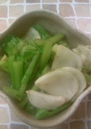かぶのお漬物（納豆昆布）-レシピのメイン写真