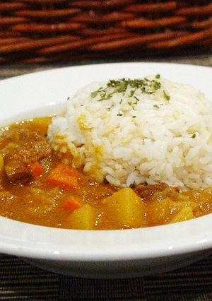 市販のルーはひとかけらだけ＊カレーライス-レシピのメイン写真