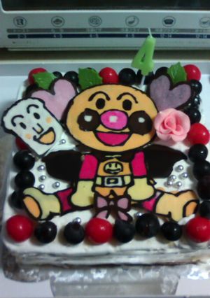 アンパンマンのケーキ-レシピのメイン写真