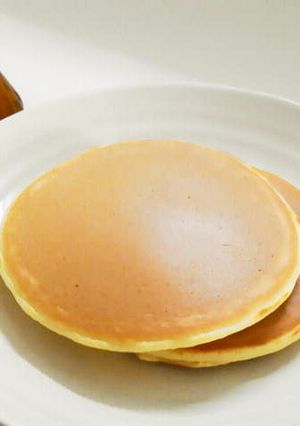 食べきり量*小麦粉でホットケーキ-レシピのメイン写真