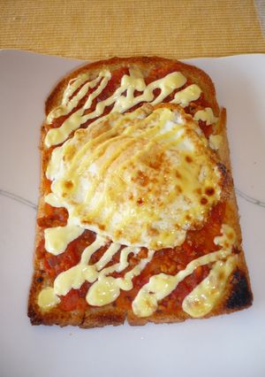 食パンの耳!ピザ風トースト!-レシピのメイン写真