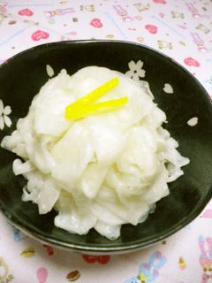♬ゆずと昆布茶でおつまみ風つけ物♬-レシピのメイン写真