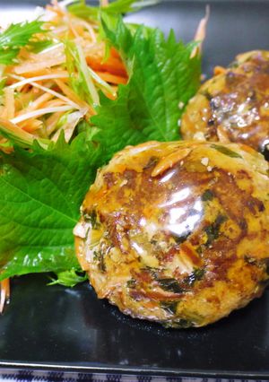 常備菜でハンバーグ-レシピのメイン写真