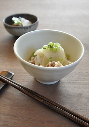 大根の薄切り煮-レシピのメイン写真