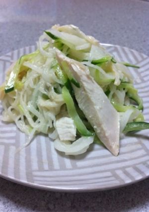 大根とホタテと鶏肉の簡単サラダ-レシピのメイン写真