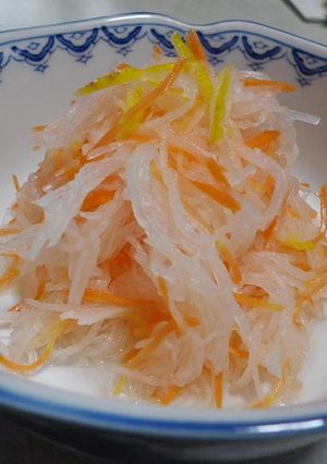 大根の酢物、ゆずを入れて香り美味しい～-レシピのメイン写真