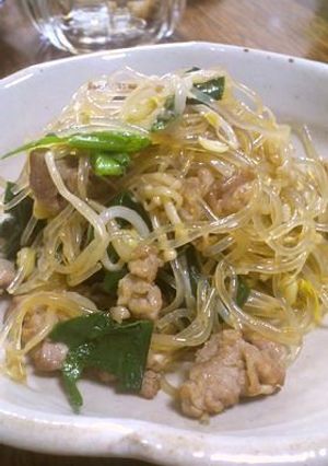 ご飯が進む♡もやしと春雨の炒め物-レシピのメイン写真