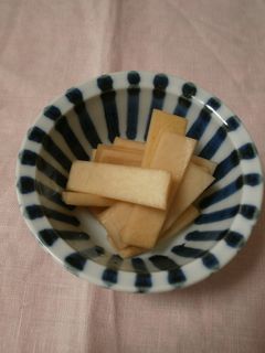 大根の皮の漬け物-レシピのメイン写真