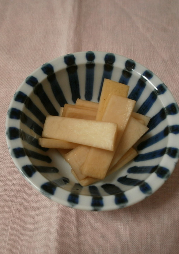 大根の皮の漬け物-レシピのメイン写真