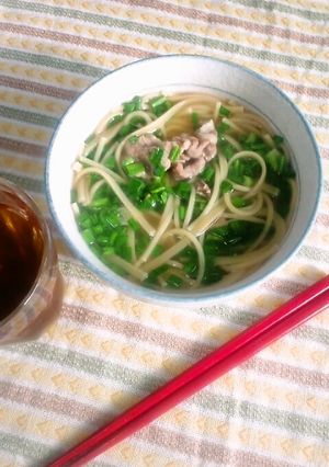 パスタDEなんちゃって！沖縄そば-レシピのメイン写真