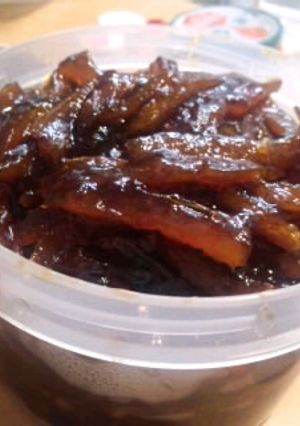 ゆず:ゆべし(ゆず佃煮)-レシピのメイン写真