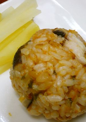にんじんチキンライス＆ぽてと☆離乳食後期-レシピのメイン写真