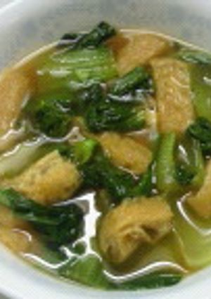 チンゲン菜と油揚げのさっと煮-レシピのメイン写真