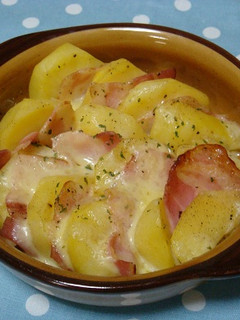 *じゃがいもとベーコンのグラタン風*-レシピのメイン写真