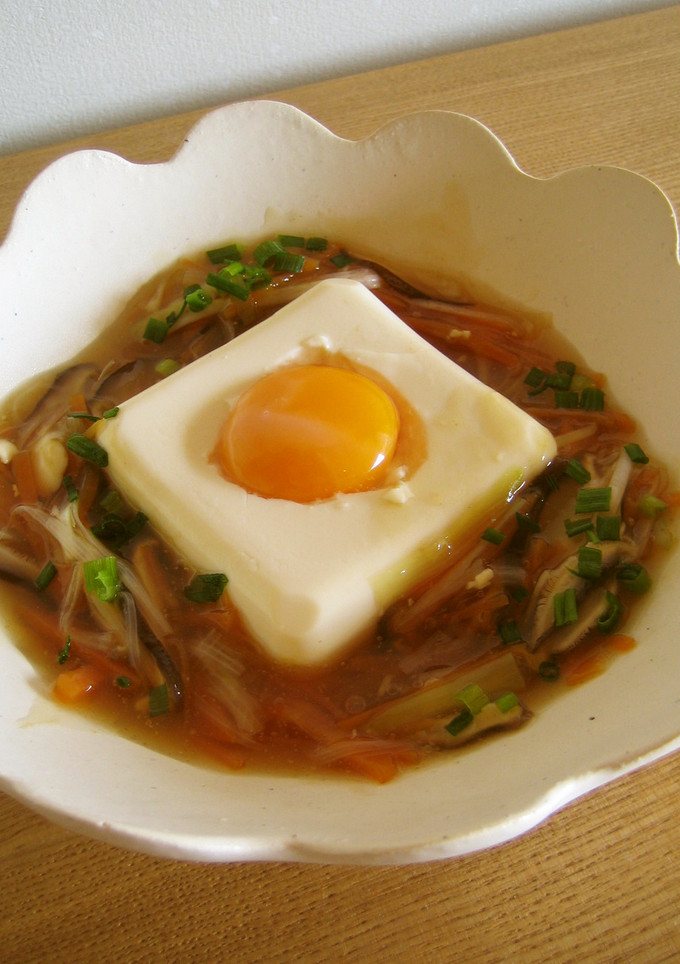 月見豆腐のとろとろあんかけ-レシピのメイン写真