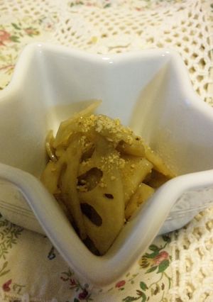 あと一品＊麺つゆで蓮根きんぴら＊-レシピのメイン写真