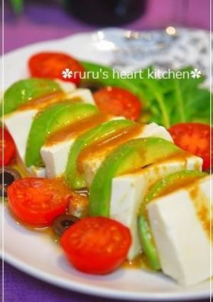 ✿アボカドと豆腐のサラダわさびソース✿-レシピのメイン写真