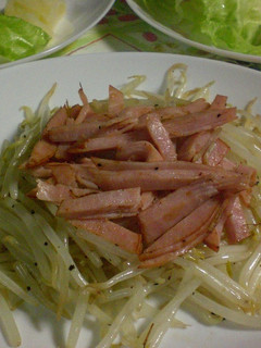 ハムともやしの炒め物♪-レシピのメイン写真