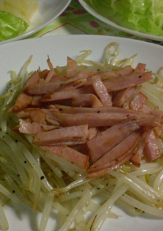 ハムともやしの炒め物♪-レシピのメイン写真