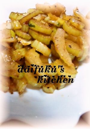 セロリのバタポン★-レシピのメイン写真