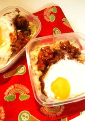 やきとりの親子弁当。-レシピのメイン写真