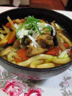 簡単 カレーうどん (炊き鶏で)-レシピのメイン写真
