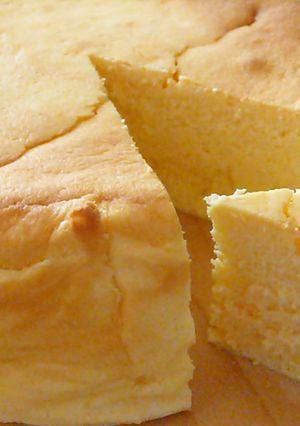 甘すぎない*大人のスフレチーズケーキ-レシピのメイン写真