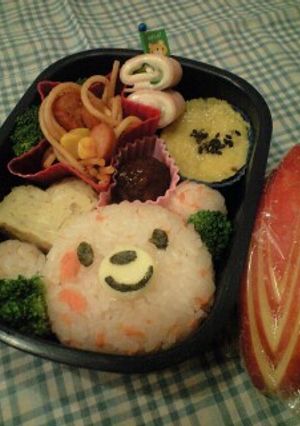 走っても寄りにくい遠足くまさん弁当☆-レシピのメイン写真